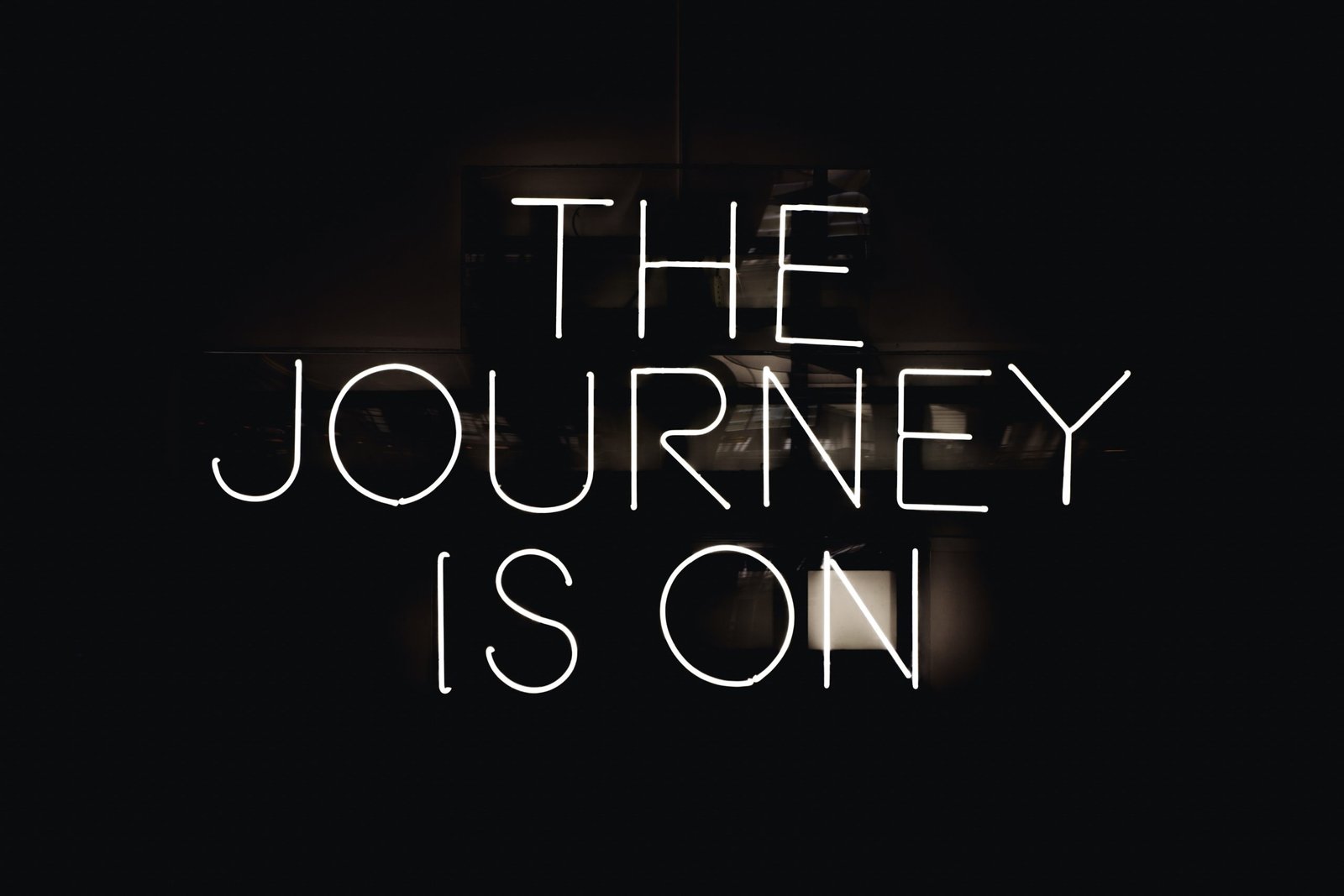 The journey is on. Great way to start your next adventure